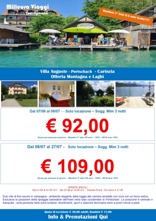 Villa Auguste - Portshach Montagna Austria Estate